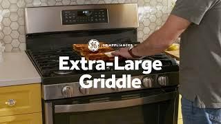 GE Appliances Range with Extra-Large, Integrated Griddle