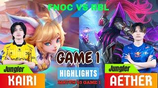 FANATIC ONIC ID VS REBELLION ESPORTS GAME 1 MATCH 53 || FNOC VS RBL GAME 1 HIGHLIGHTS #mplids14 #fyp