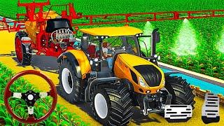 City Tractor Trolley Driving Simulator 3D | Rural Tractor Games