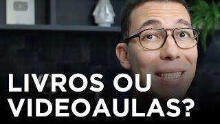 Videoaulas ou livros? O que é melhor para ser aprovado? Apostilas prestam?