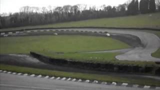 James Coney Taking Tom Langford out in Winter Testing at Lydden Hill