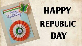 DIY republic day card making easy/diy republic day greeting card /republic day greeting card easy