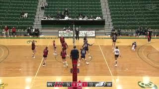 Wesmen Highlights: Winnipeg vs UBC, women's volleyball