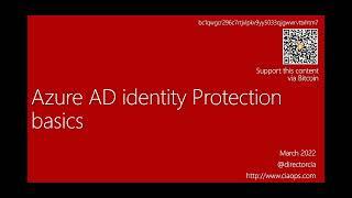 Azure AD Identity Protection basics