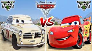 Lightning McQueen VS Leroy Heming (Disney cars) in GTA 5 - WHO IS BEST?