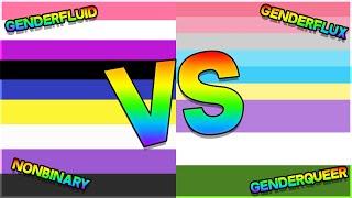 Genderflux vs Genderfluid vs Genderqueer vs Nonbinary - What's The Difference?