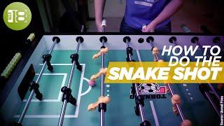 Foosball Tutorial - How To Do The Snake Shot