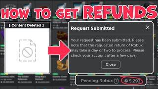 Roblox How to get a Robux Refund