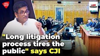 "Long litigation process tires the public" says CJI | Supreme Court Lok Adalat | Law Today