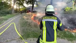 Flächenbrand an der Gesamtschule in Wassenberg