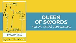 The Queen of Swords Tarot Card