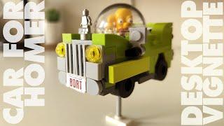 Lego The Homer Car DesktopVignette Tutorial