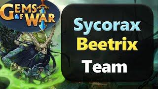 Sycorax and Queen Beetrix Team - Gems of War