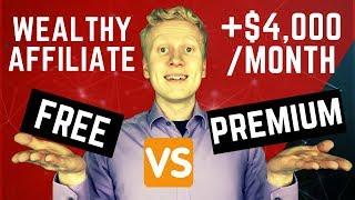 WEALTHY AFFILIATE REVIEW: Free VS Premium For +$4,000/Month Income!