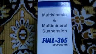 Full-365 multivitamin and multimineral suspension review