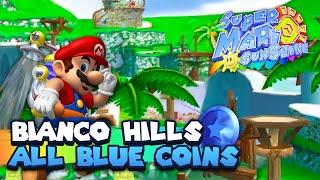 All 30 Blue Coins in Bianco Hills Guide | Super Mario Sunshine | 3D All Stars Nintendo Switch