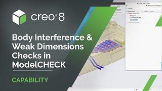 Body Interference and Weak Dimensions Checks in ModelCHECK | Creo 8