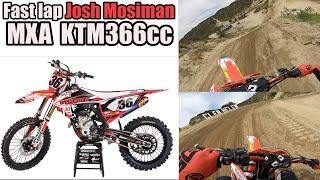 The FASTEST LAP AT GLEN HELEN with Josh Mosiman at GHR on our MXA 366SX-F