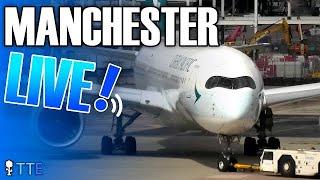 Manchester Airport Live! Stunning Close Up GROUND OPS! #planespotting #manchesterairportlive
