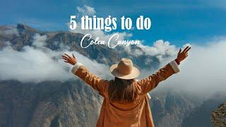 Three things to do in the Colca canyon in Arequipa || Peru  || Of Trips and Tales