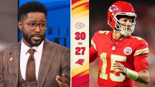 "Patrick Mahomes is on a whole different level!" - Nate Burleson on Chiefs' 30-27 win vs Panthers