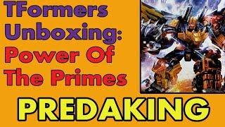 UNBOXING - Transformers Power Of The Primes Titan Class Predaking Plus First Impressions