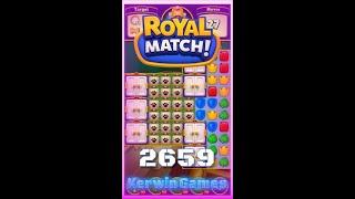 Royal Match Level 2659 - Super Hard Level - No Boosters Gameplay