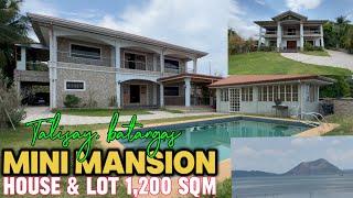 V473-24 • 1,200 sqm Mini Mansion w/ Swimming Pool and Taal Lake Access in Talisay Batangas