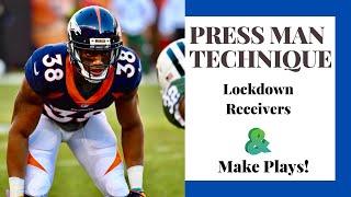 Press Man Coverage Technique | Lockdown Receivers with Stance, Alignment, and Technique