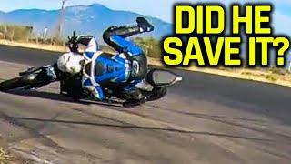 TRACK DAY FAILS! 4 MOTORCYCLES CRASH 