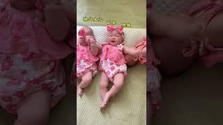 three twins babies crying for milk #baby #funnybaby #funny #funnyclips #newborn #cute #twinboy