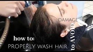 how to PROPERLY shampoo hair to avoid damage