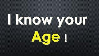  Maths Magic 2 - I Know your Age