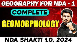NDA Geography : Geomorphology | NDA 1, 2024 | Defence Wallah