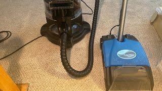 carpet shampooing hallway with my aquamate 3