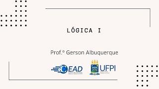 Lógica 1 - Filosofia - Parte 01