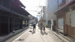 Traditional town walk - Nara Japan 4K