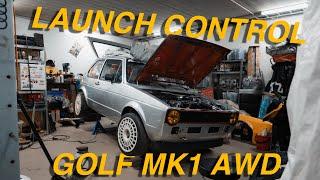 Golf MK1 Awd Turbo Testing Launch Control
