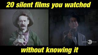 20 silent films you watched without knowing it