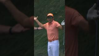 Rickie Fowler NEAR ACE on a par 4 