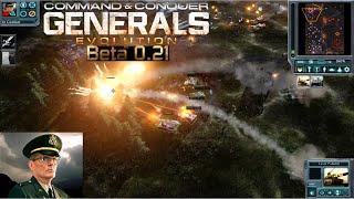 Command & Conquer: Generals Evolution Beta 2.1 | Green Pastures - Laser vs Ultra | 2k 1440p