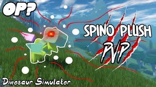 SPINO PLUSH PVP TEST! | Roblox Dinosaur Simulator