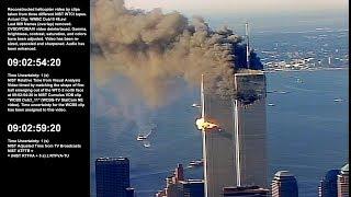 WTC 1 / 9:00:34am - 10:36:39am / NE, N & NW / Raw Video by WNBC-TV Chopper 4 - Sel. Take 1 of 1