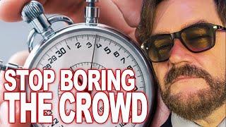 TONY SCHIAVONE: Let me tell you the perfect time for a wrestling match