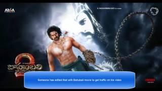 bahubali 2 leaked video revealed