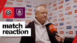 Chris Wilder | Sheffield United 0-2 Burnley | Post Match Reaction