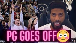 Paul George Goes Off On Clippers Fans After Booing Him In His Return Game In Clippers New Arena