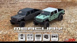 Killerbody Mercury Chassis Kit Fit for KB#48765 1/10 Jeep Gladiator Rubicon Hard Body（1/3）