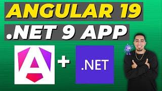 How to create a Angular 19 .NET 9 Web App!