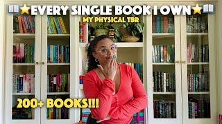 Every Book I Own, but Haven't Read | My Physical TBR ⭐️